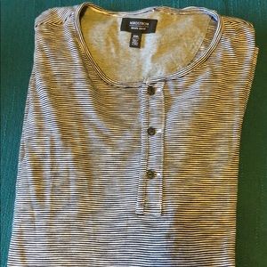 Nordstrom Blue Striped Henley
